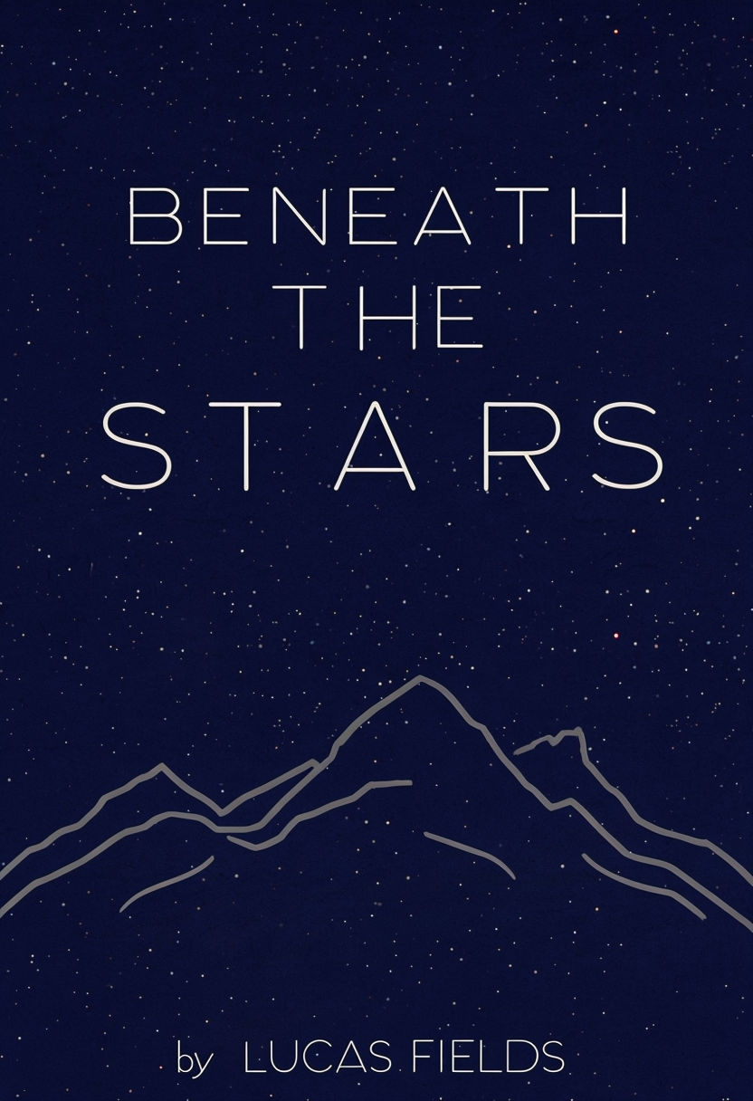 Beneath the Stars Elegant EBook Cover Design