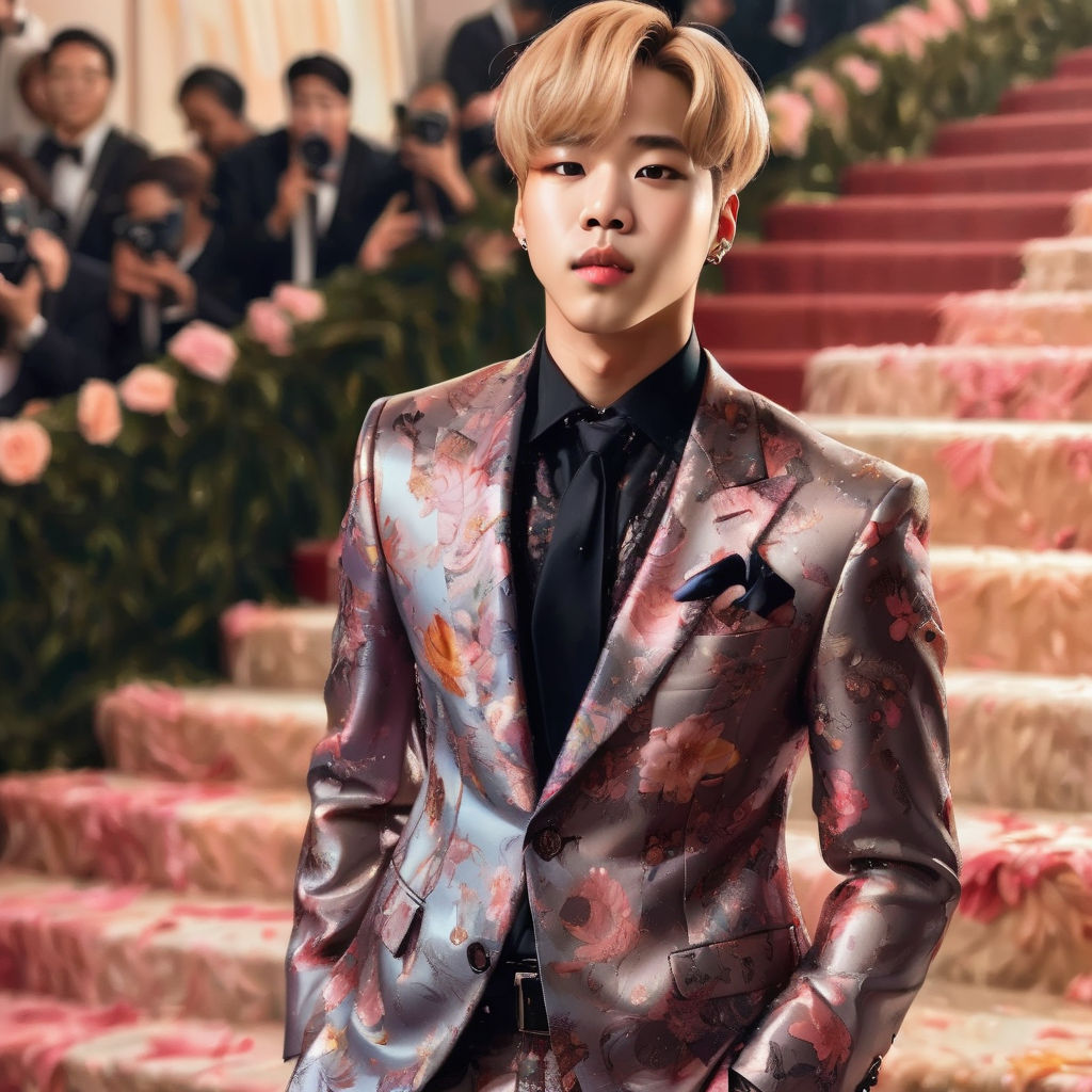 Jimin from BTS at the Met Gala by Tota Tota Playground