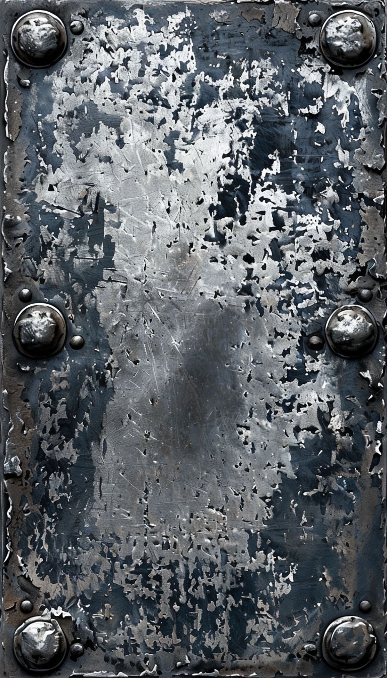 Industrial Distressed Metallic Surface Phone Case Cover