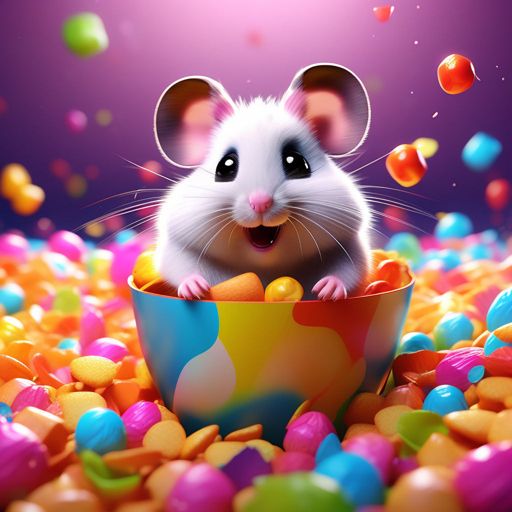 Create a colorful hamster cereal box by michel - Playground