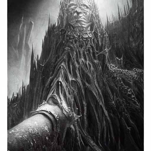 Lord of the rings morgoth's dark evil fortress of angband by Zorua ...