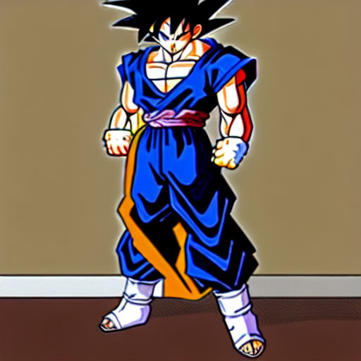 Goku slowly entering a bedroom late at night. by Derp Toon - Playground