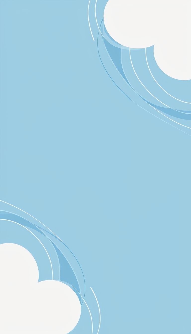 Soft Misty Blue Aesthetic Social Media Background Design