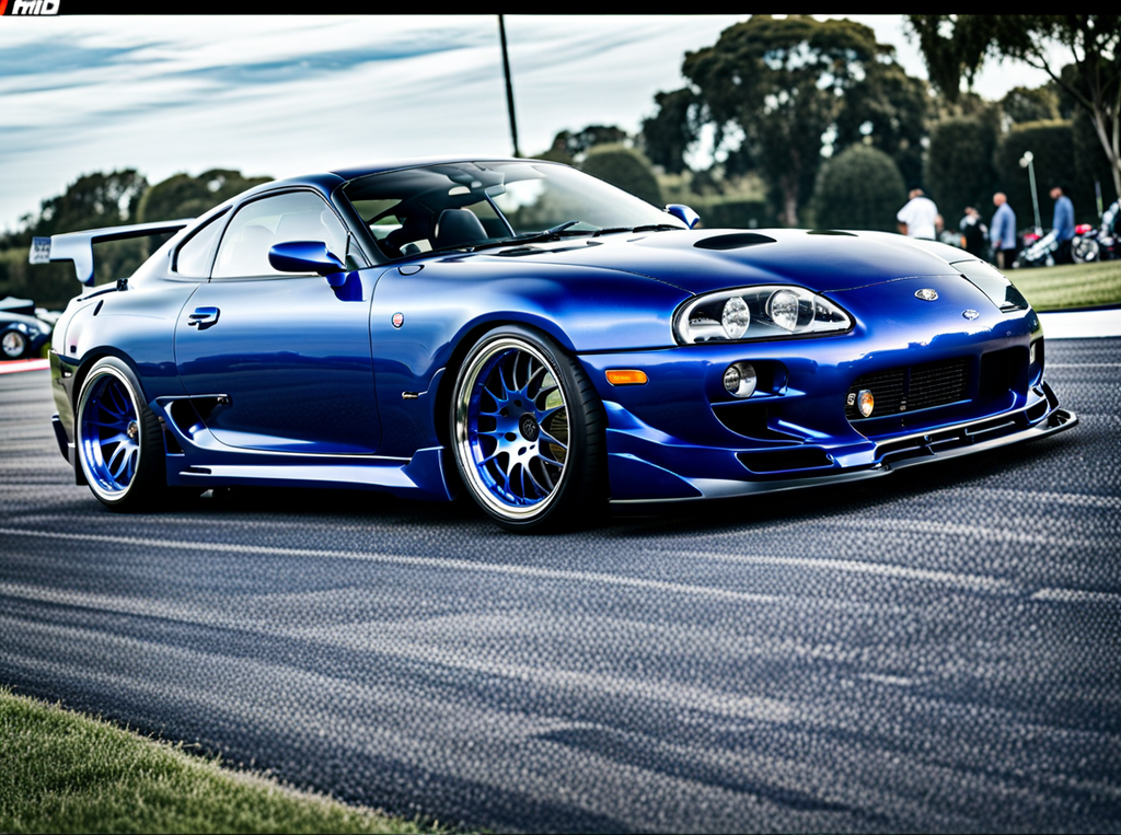 Mk4 Toyota Supra 2jz Painted Tanzanite Metallic Blue By Jessy 