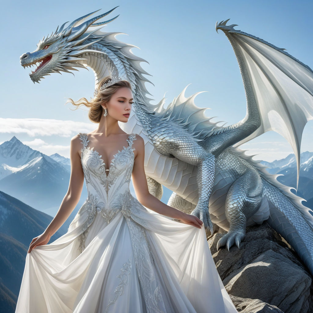 White Dragon Dress