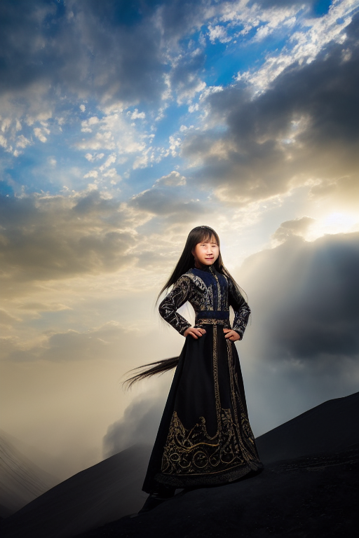 Kazakh girl by Евгений Грязнов - Playground