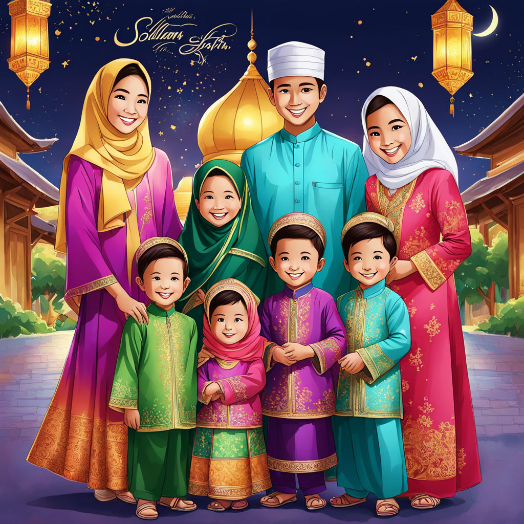 Selamat Hari Raya Aidilfitri celebration captures people of ... by ...