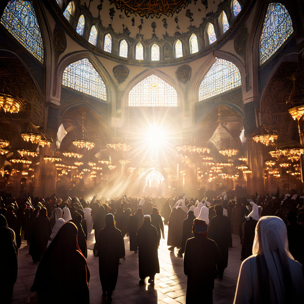 Imam Hussain's shrine dome in Karbala as the focal point by Ahmed ...