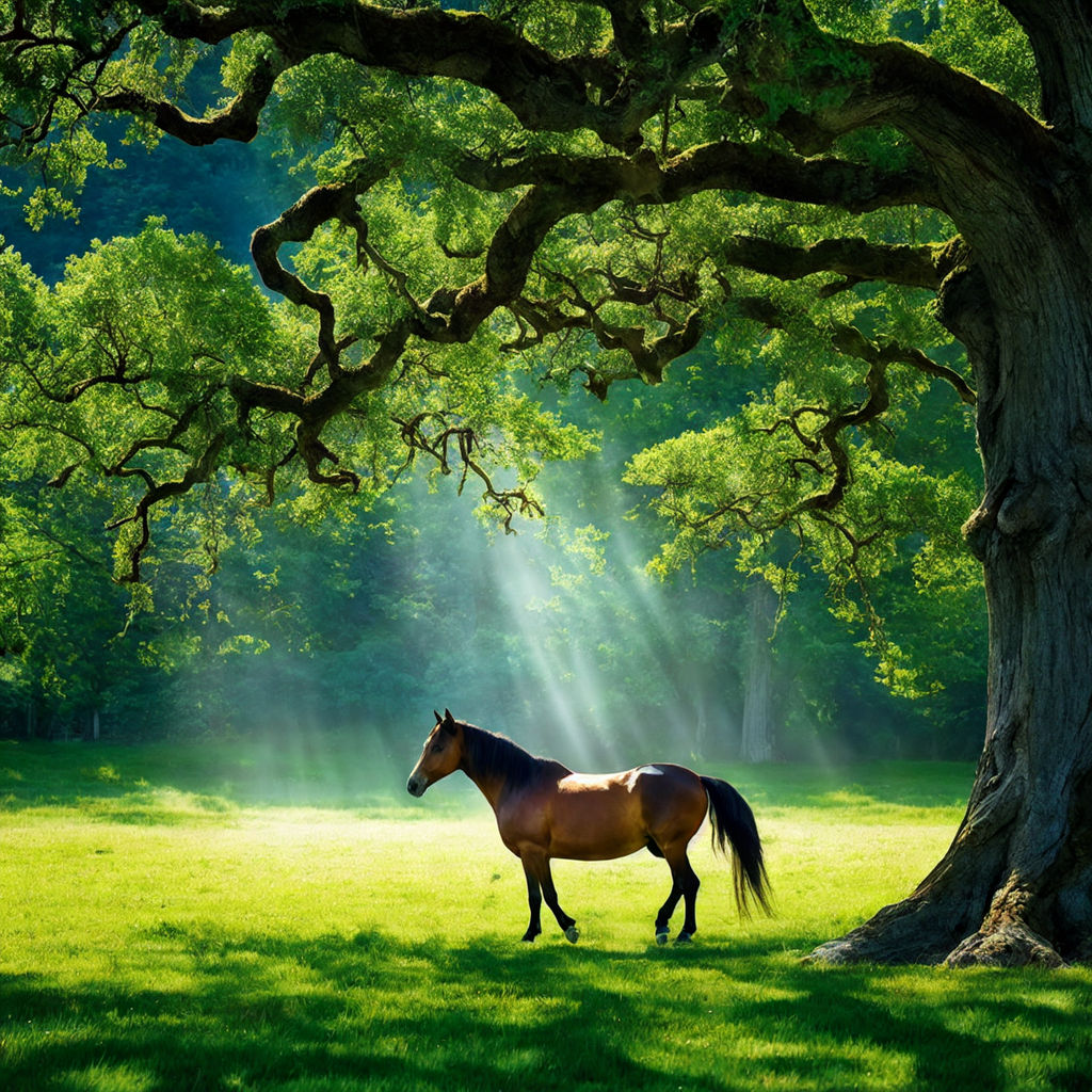 Strolling horse by Melwin Ustrup Pedersen 7C - Kungsskolan - Playground