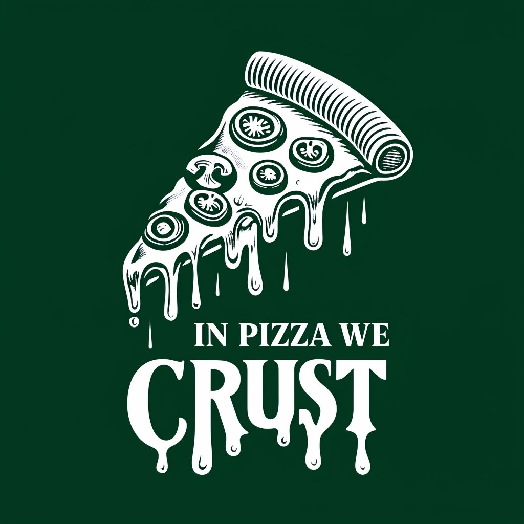 Playful Pizza Slice Graphic Design with Humorous Quote T-Shirt