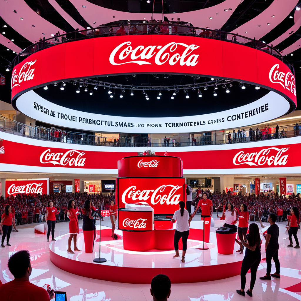 coca cola pop up event