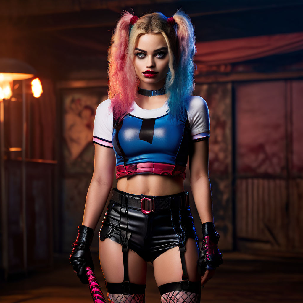 Harley Quinn braless