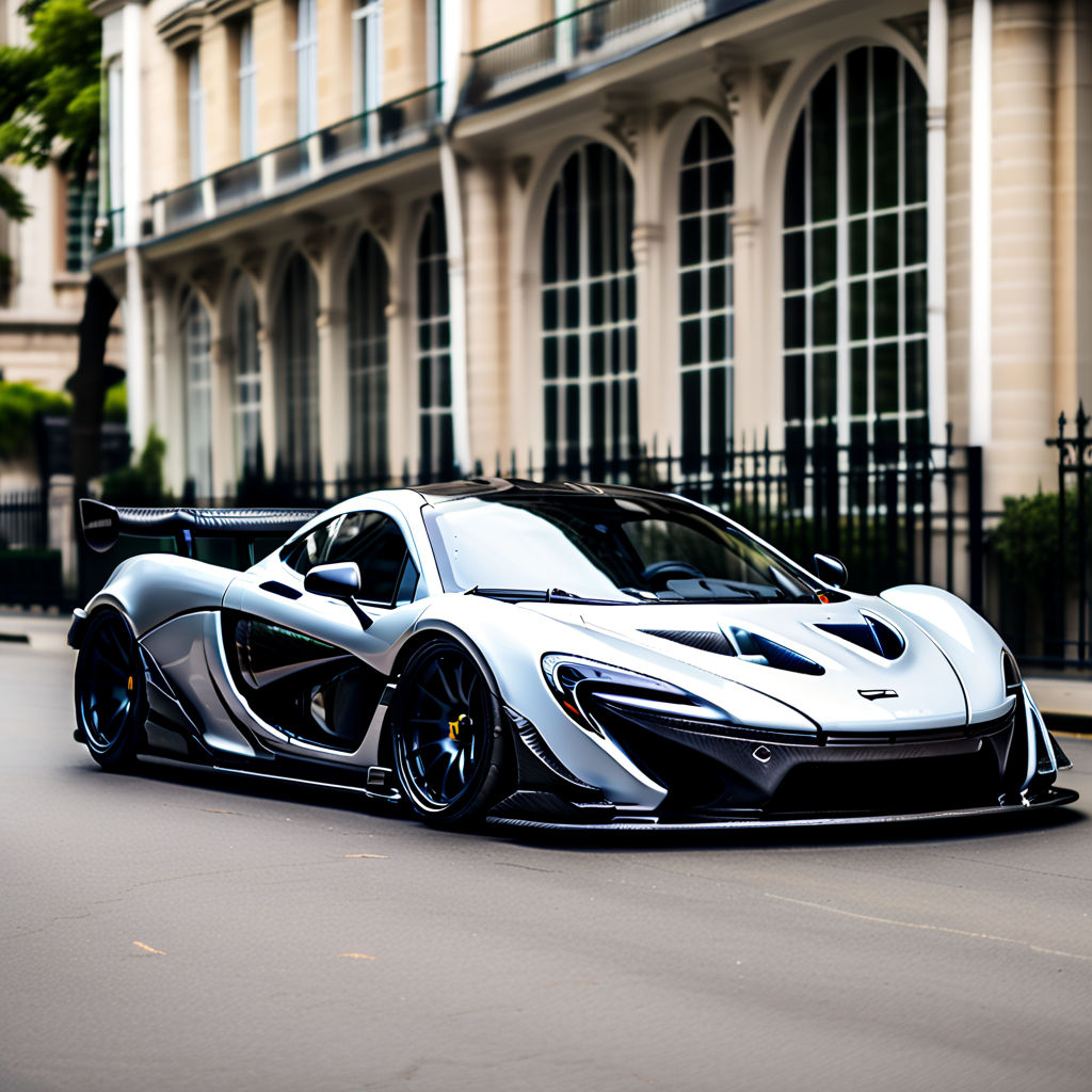 Real carbon fiber McLaren P1 with Liberty Walk wide body kit... by ...