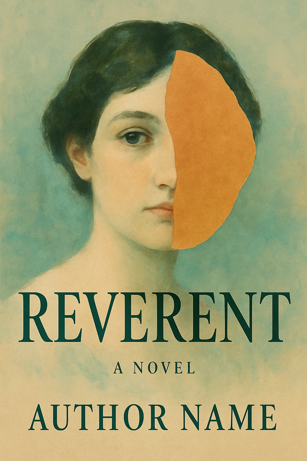 Surreal Vintage Portrait of Contemplative Woman EBook Cover