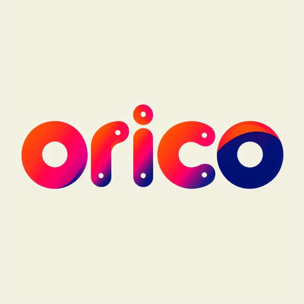 Vibrant Gradient Orico Logo T-shirt Design