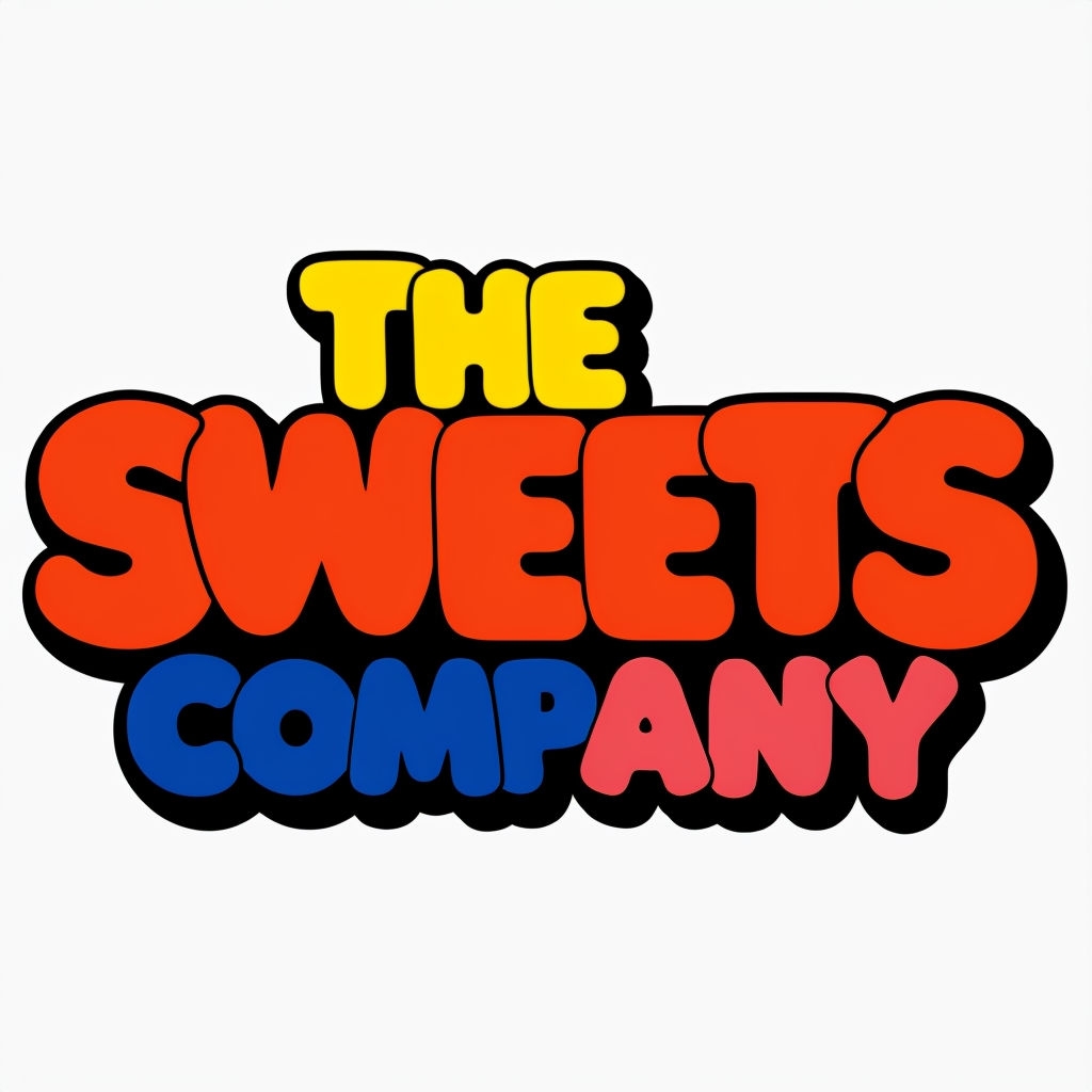 Vibrant Cartoon Logo for The Sweets Company Hat