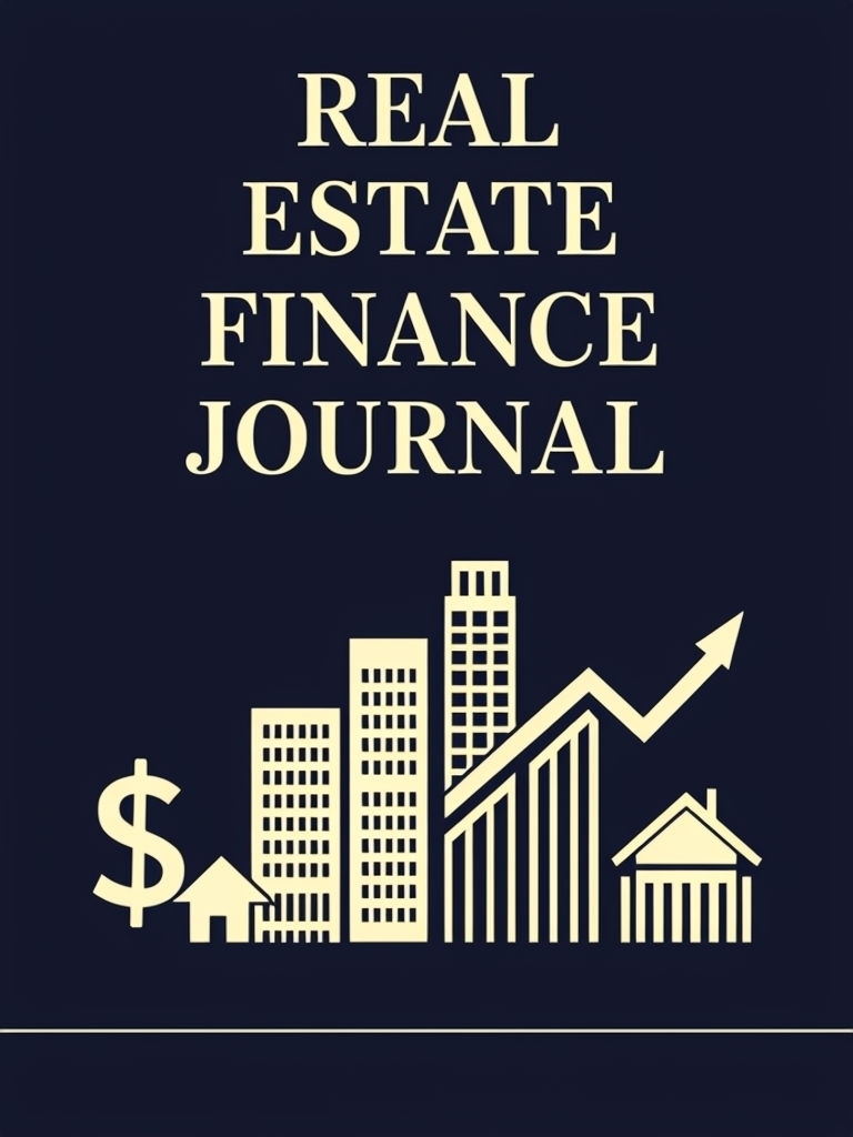 Real Estate Finance Journal with Modern Graphic Design EBook Cover