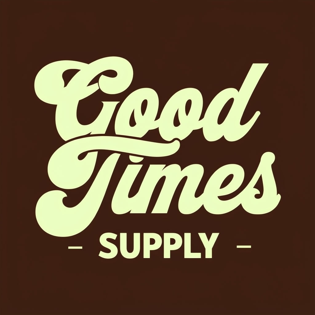 Modern Minimalist Good Times Supply Logo Design