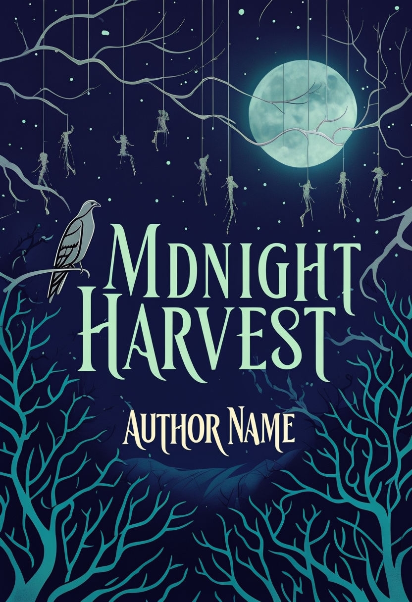 Midnight Harvest Suspenseful Mystery EBook Cover Design