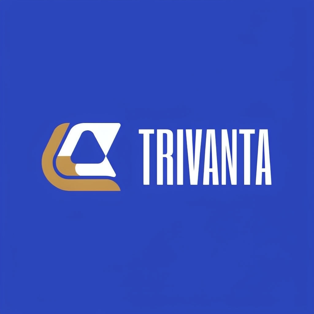 Bold Modern Fintech Logo Design for Trivanta Brand