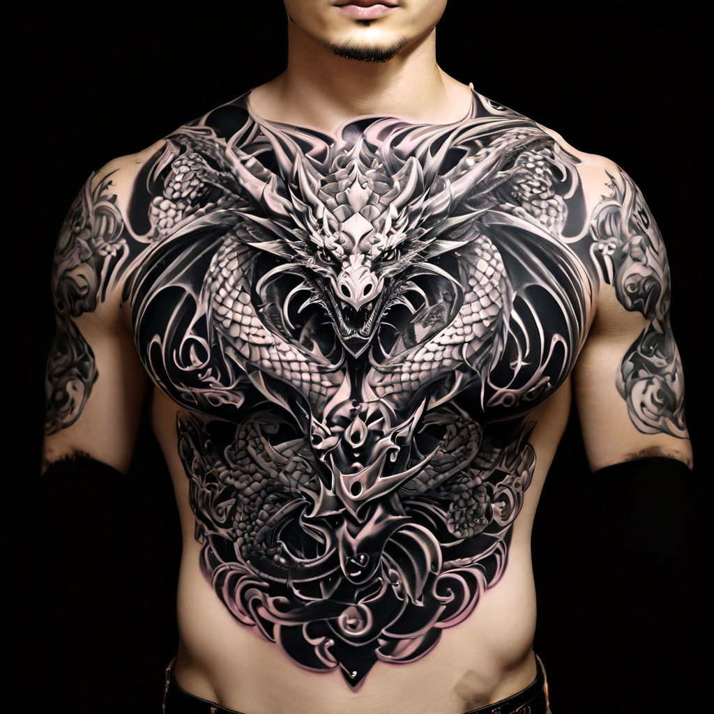 Painted Temple : Tattoos : Black and Gray : black and grey realistic  buffalo shoulder tattoo
