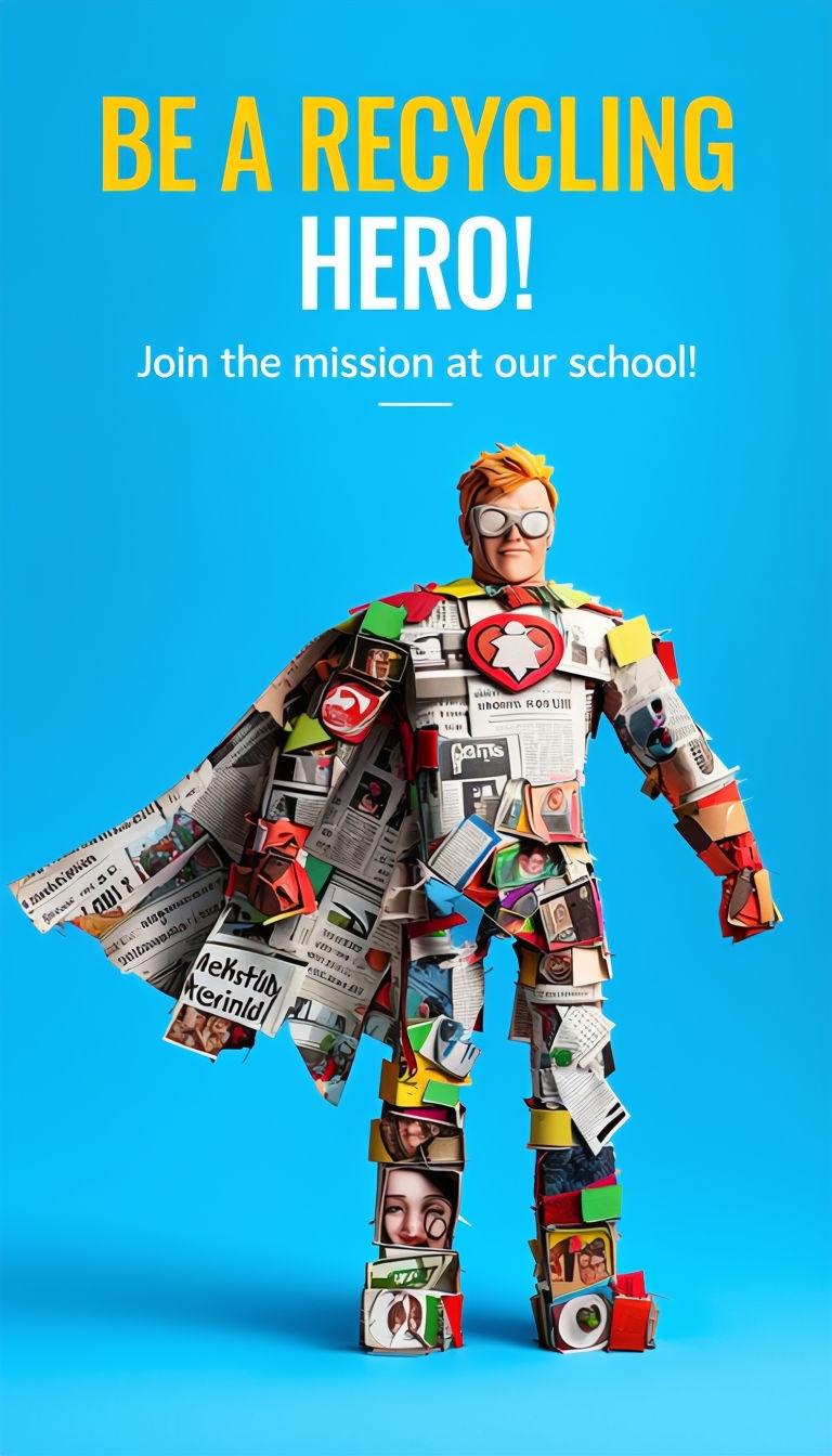 Empower Students to Be a Recycling Hero Poster