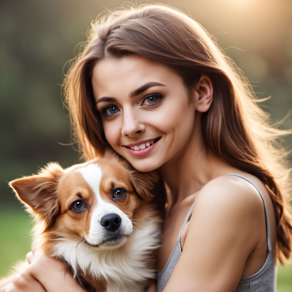 a beautiful girl have sex with a dog