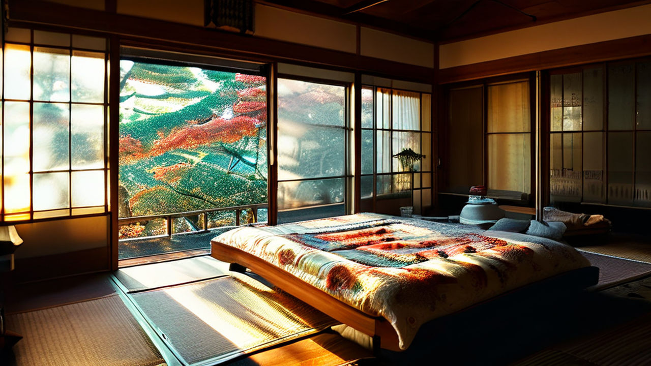 Inside the Japanese Bed and Breakfast House by 호러스쿨 Playground