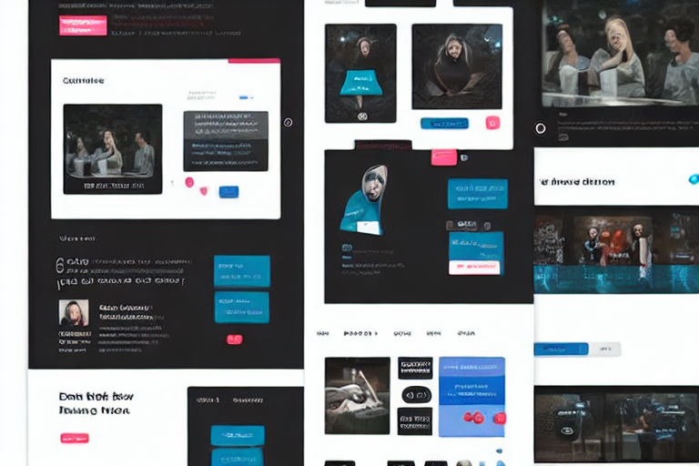 A ui/ux design for a website that sells canvas poster by Malama Malama ...