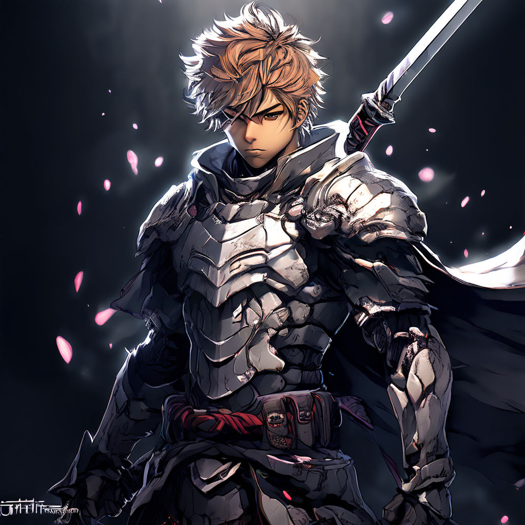 Saber Alter Male Anime Armor Brown hair