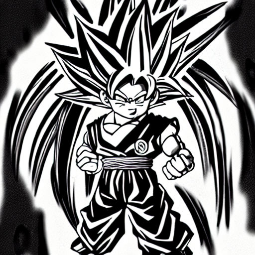 Goku standing in the corner of a dark room watching you slee... by Derp ...