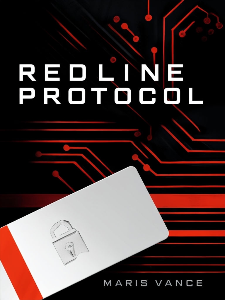 Redline Protocol Bold Minimalist Cyber Espionage EBook Cover