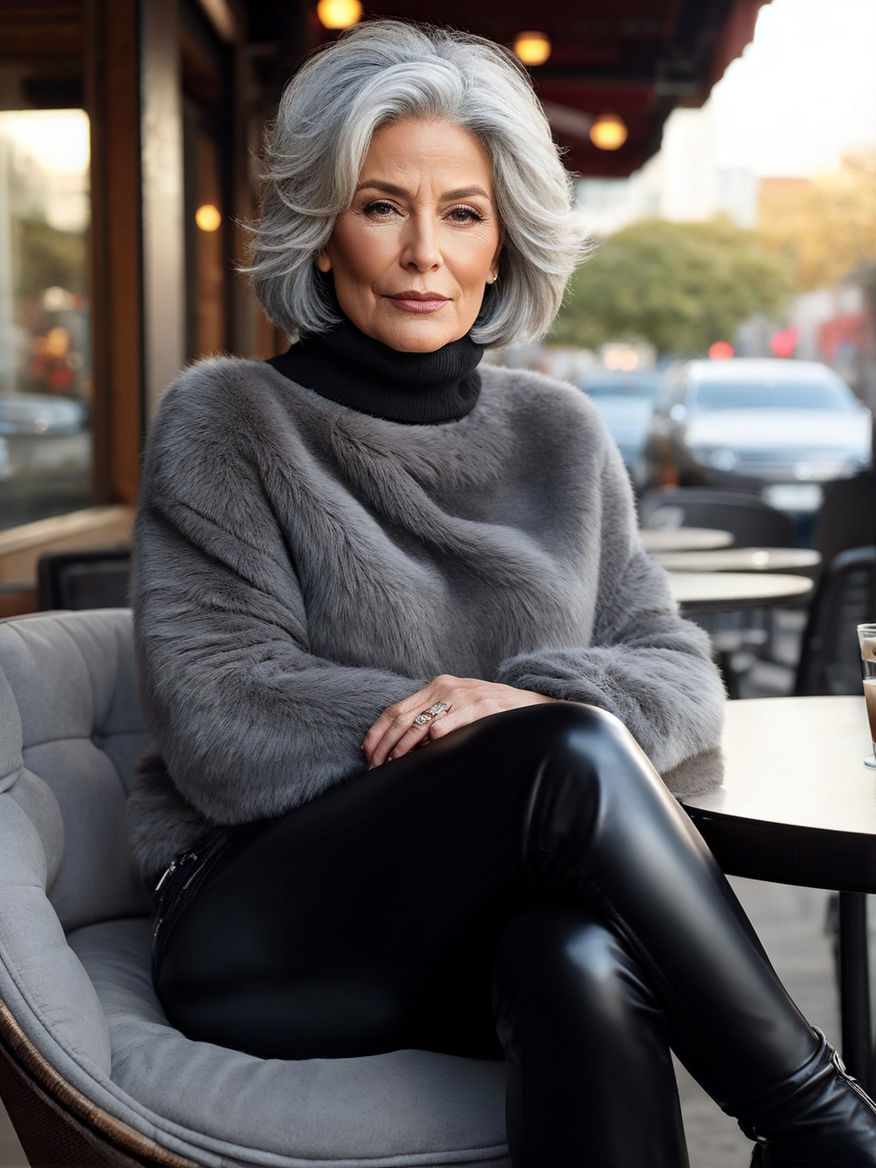 Attractive older women fashion over 50 (sexy)