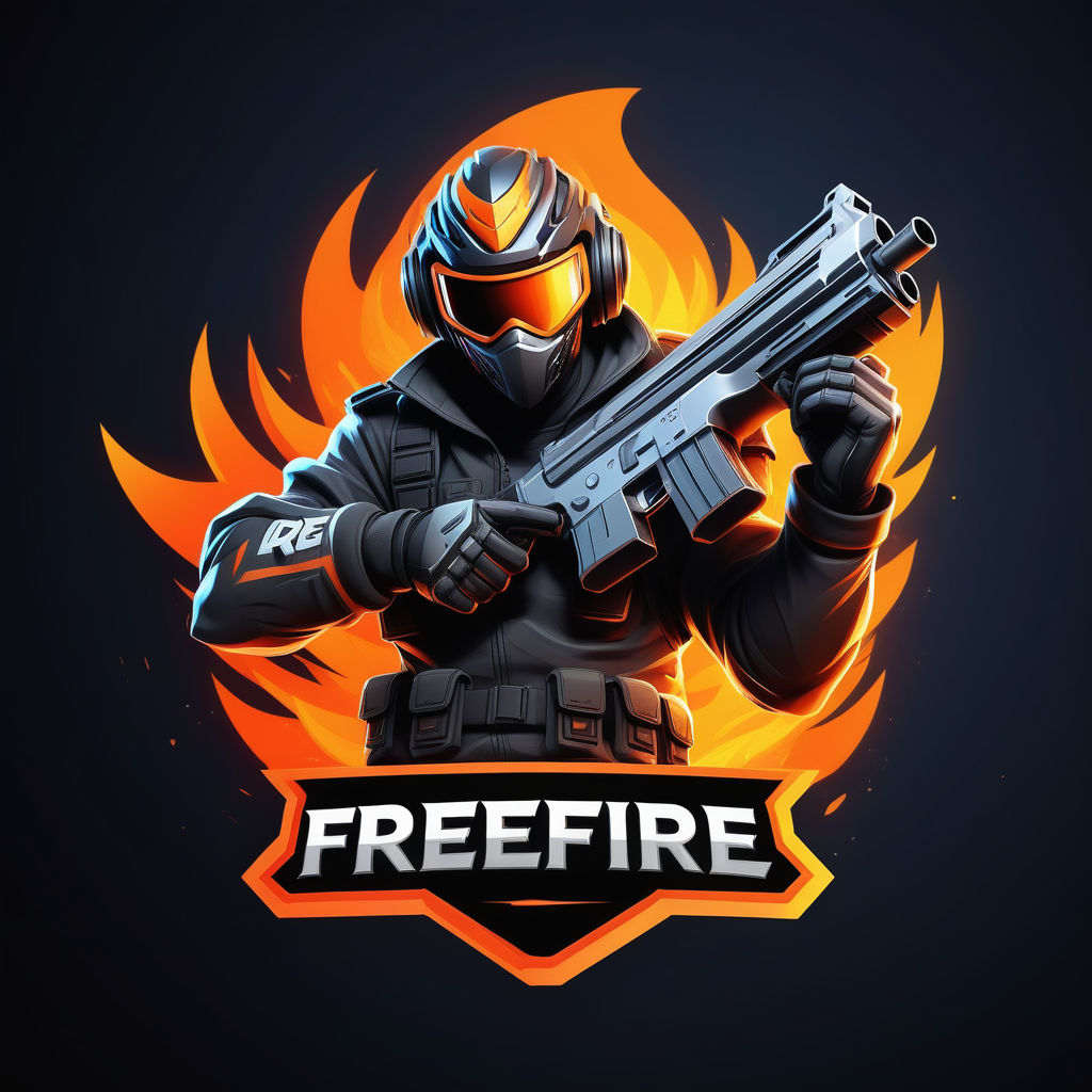 Cool Logo for free fire gamer