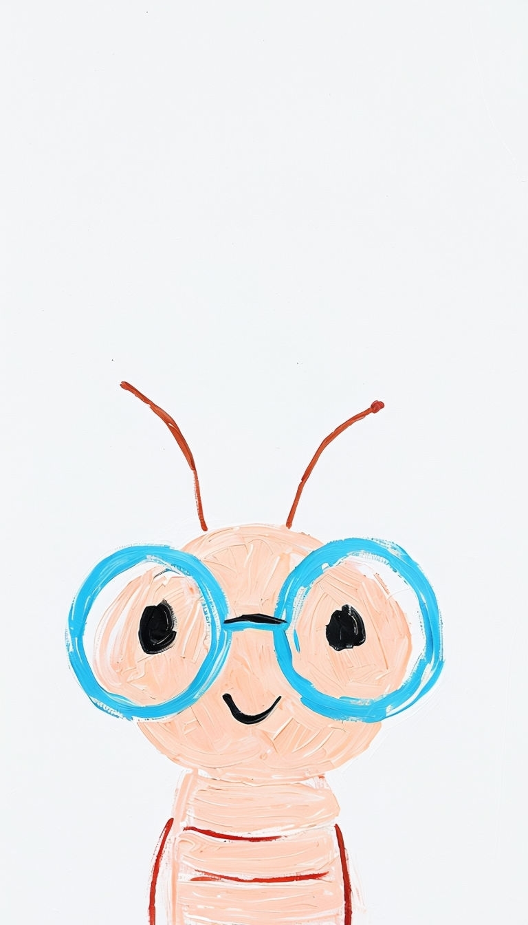 Cheerful Cartoon Insect Head Illustration Phone Case Cover