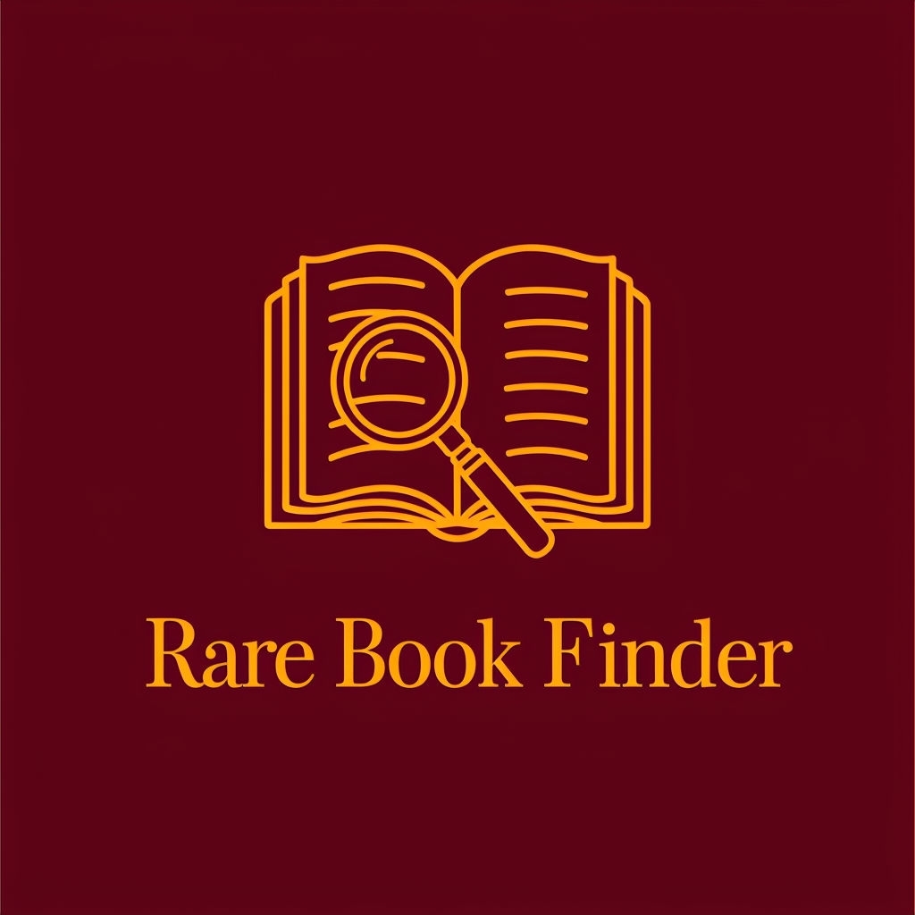 Elegant Rare Book Finder Minimalist Logo Design