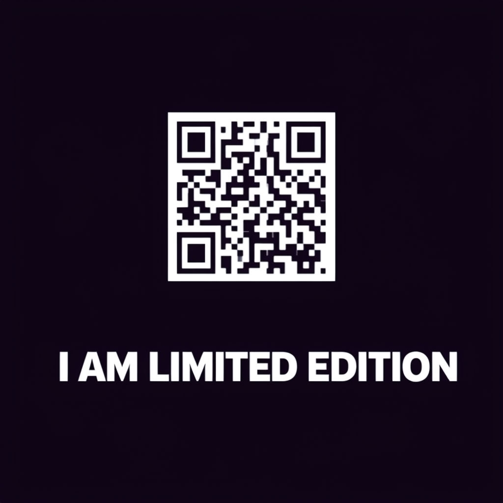 I Am Limited Edition Minimalist QR Code T-Shirt