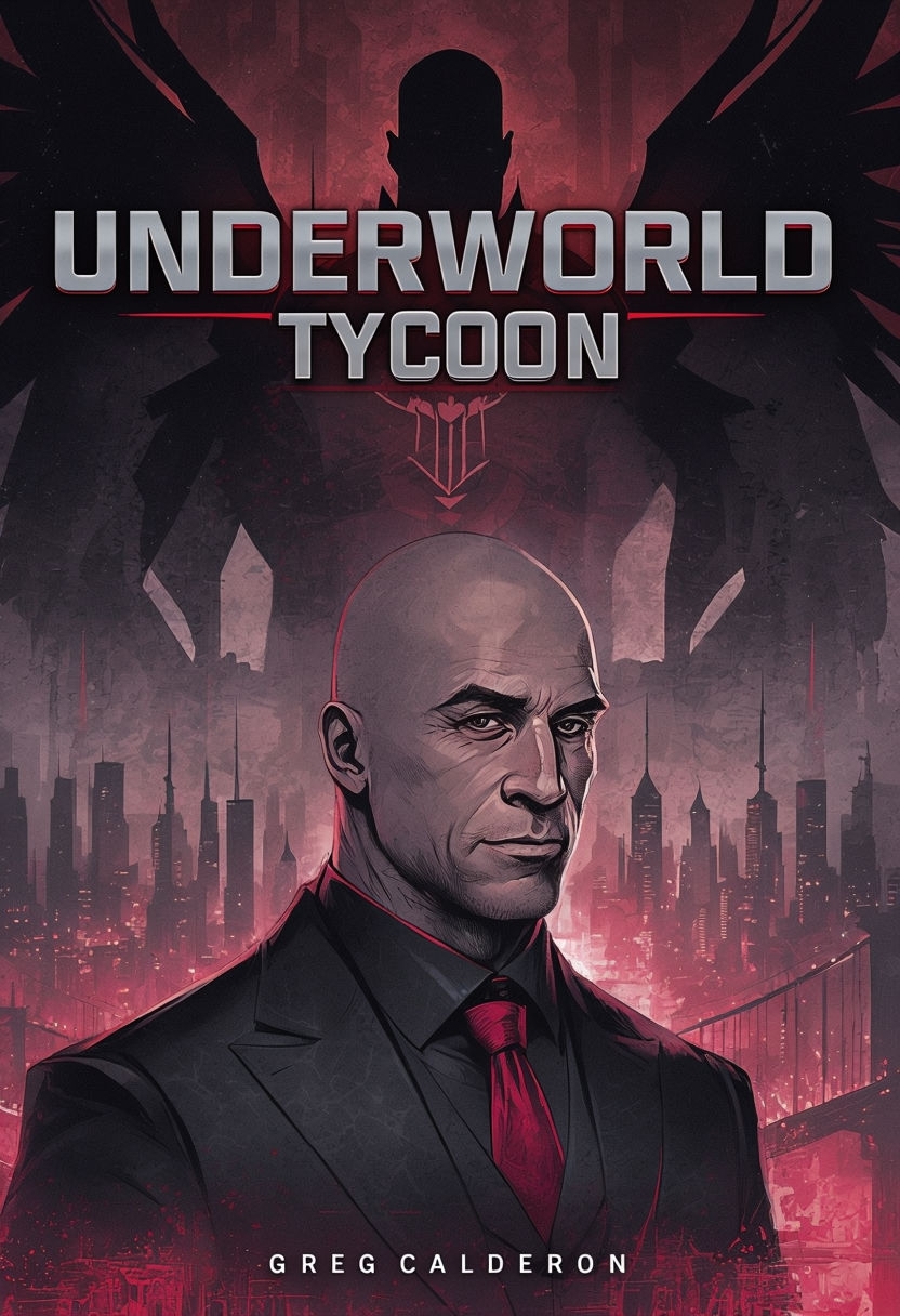 Gritty Underworld Tycoon Design with Bold Character Illustration EBook Cover