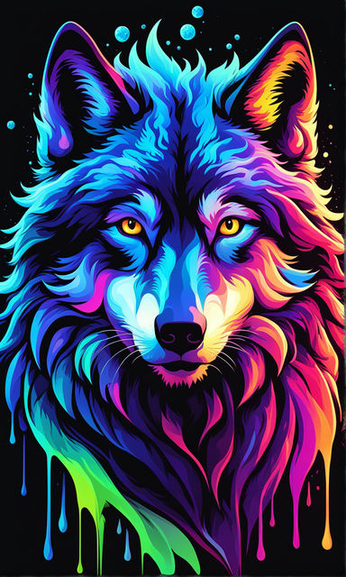 Bold neon colors by Jonny Doks - Playground