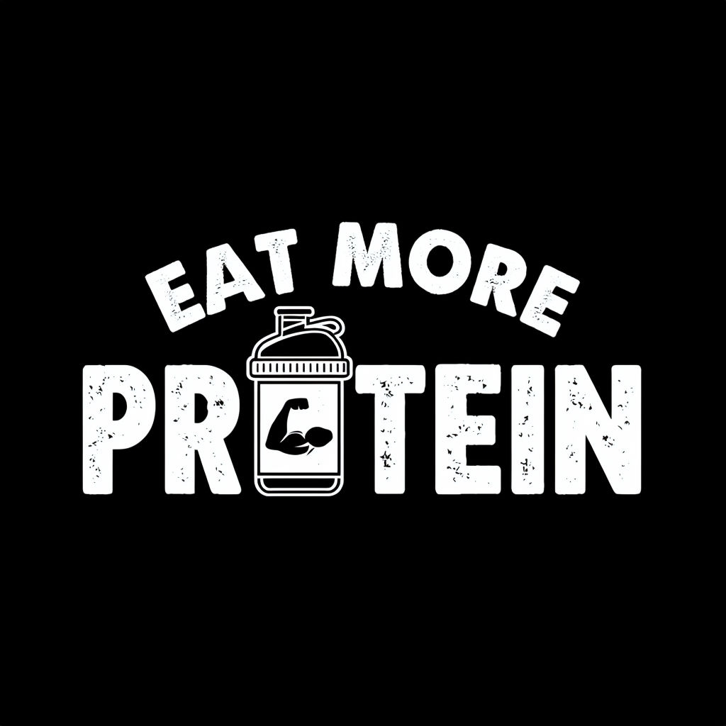 Eat More Protein Motivational Fitness T-Shirt