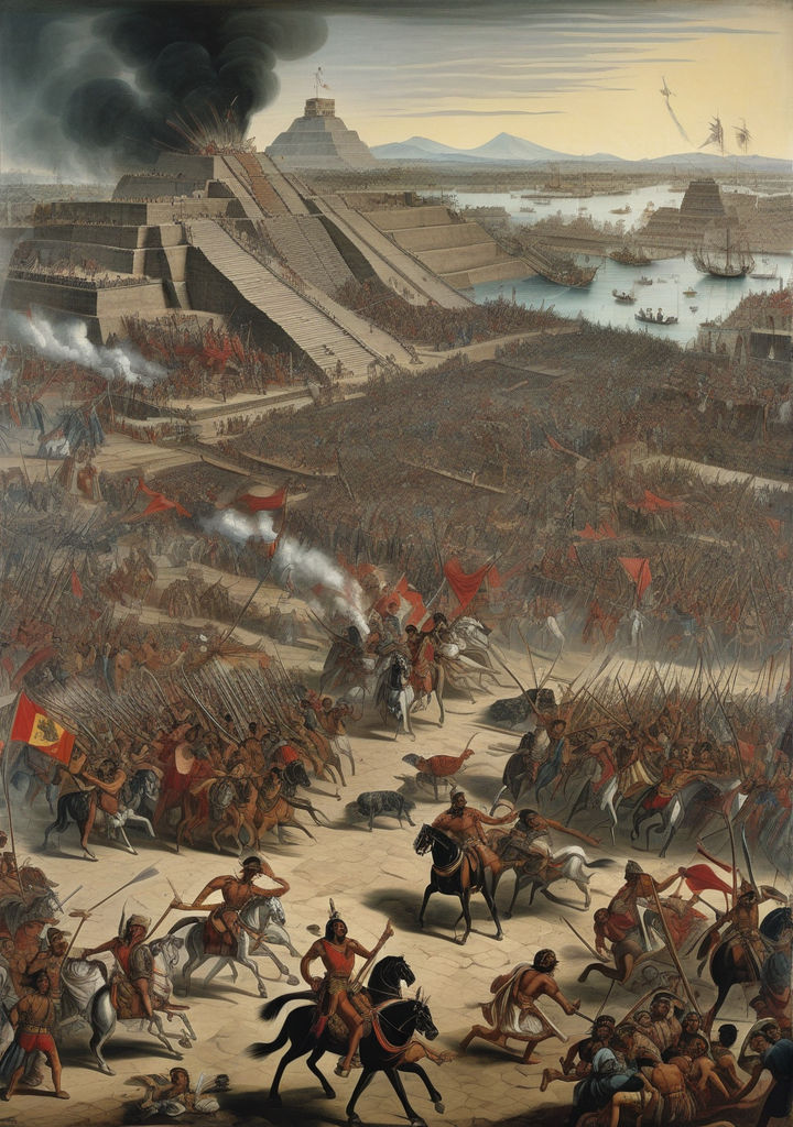 The fall of Tenochtitlan in 1521 marked a significant turnin... by ...