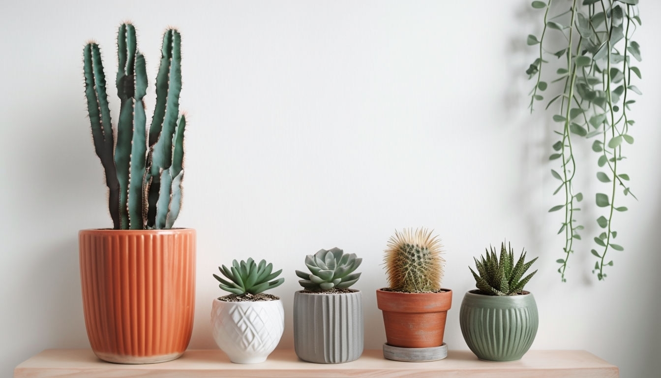 Minimalist Cacti and Succulents Still Life Photography Art