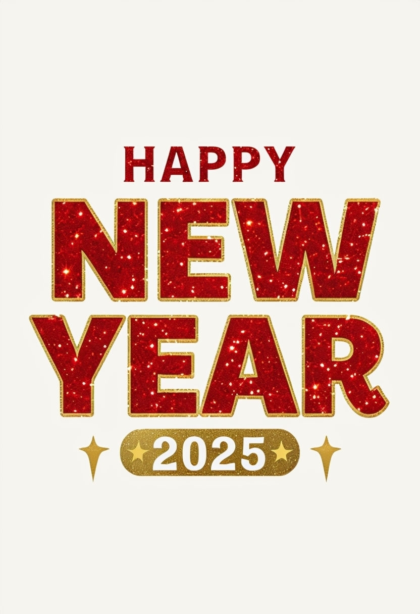 Festive Happy New Year 2025 Celebration T-shirt