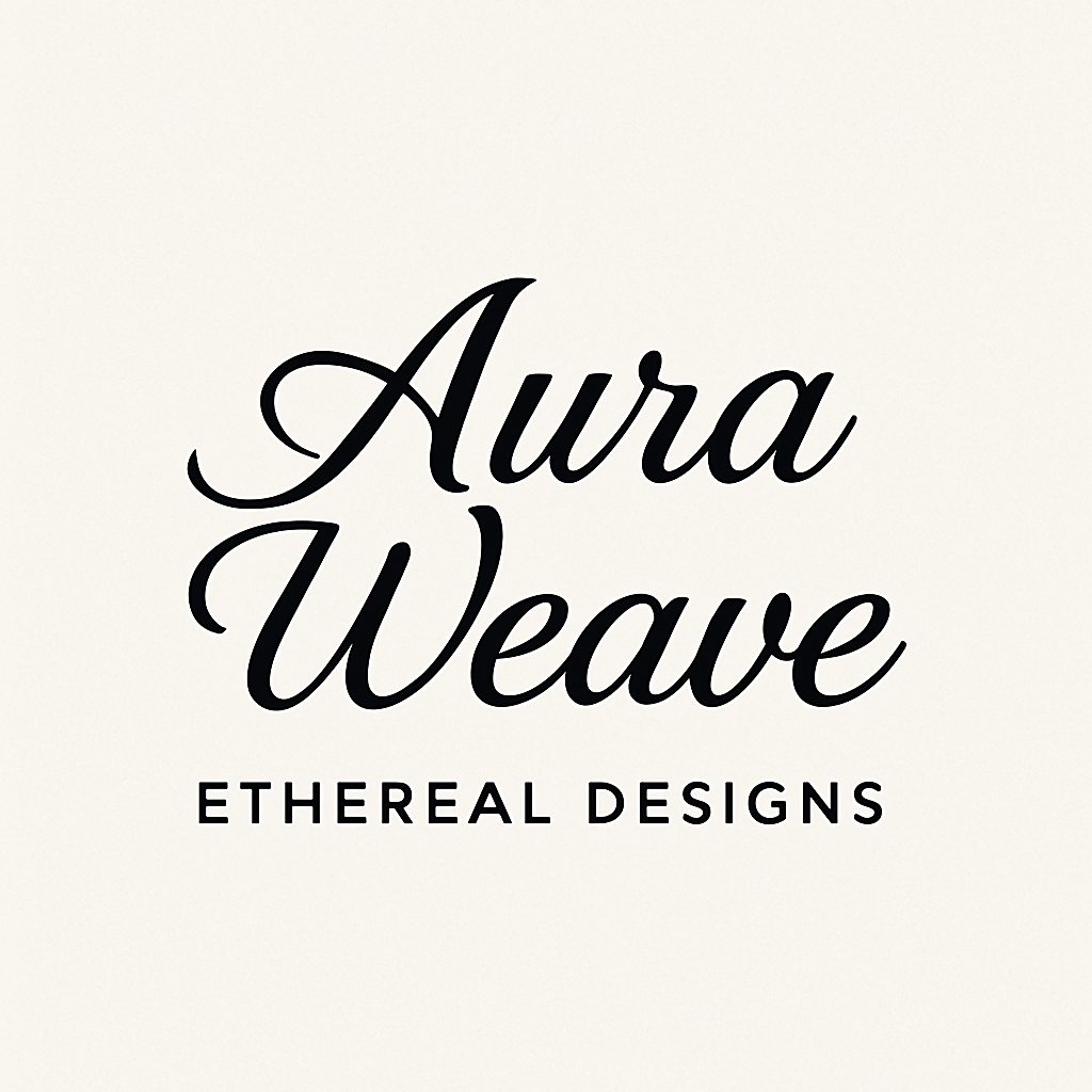 Elegant Aura Weave Ethereal Designs Minimalist Logo