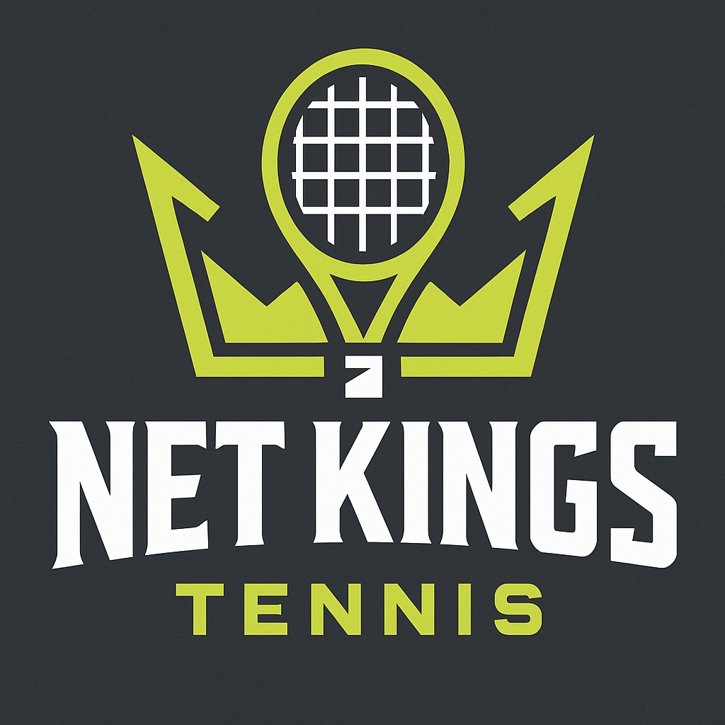 Bold Lime Green Tennis Crown Logo Design for Hats