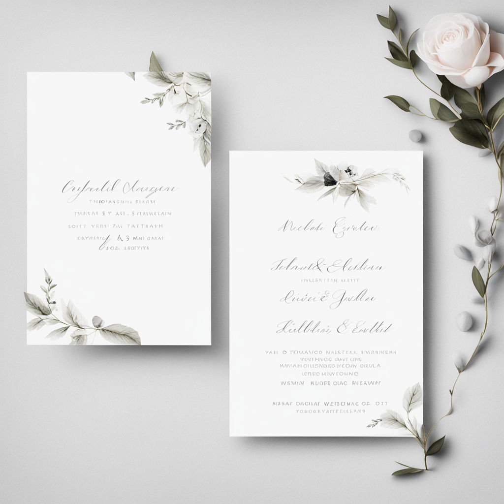 Modern Wedding Invitation Template by graff dan - Playground