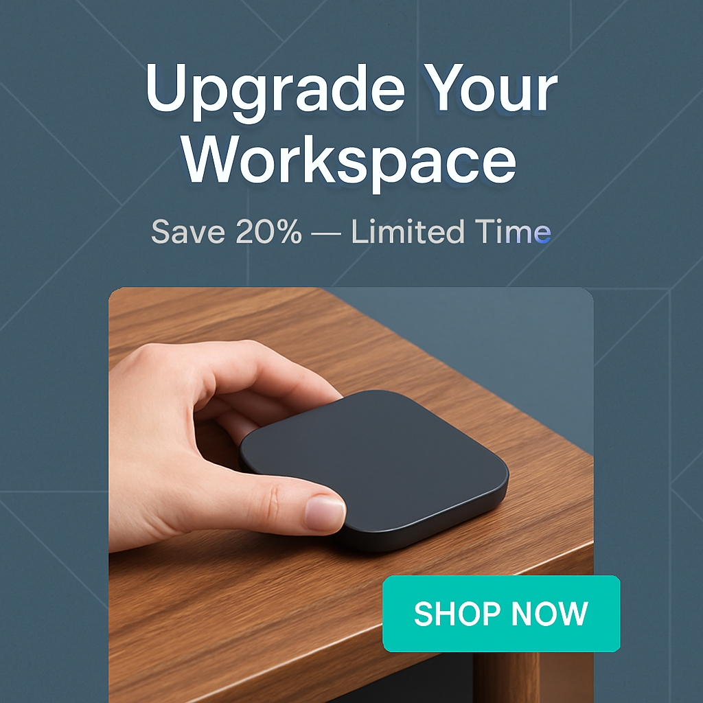 Upgrade Your Workspace Promotional Advertisement Poster