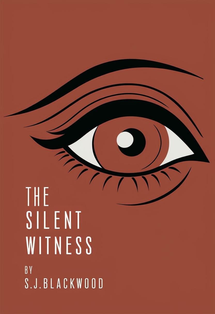 Stylized Eye Minimalist Design for The Silent Witness EBook Cover