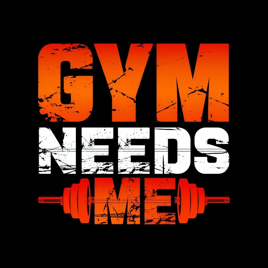 Bold Motivational GYM Needs Me Sticker for Fitness Enthusiasts