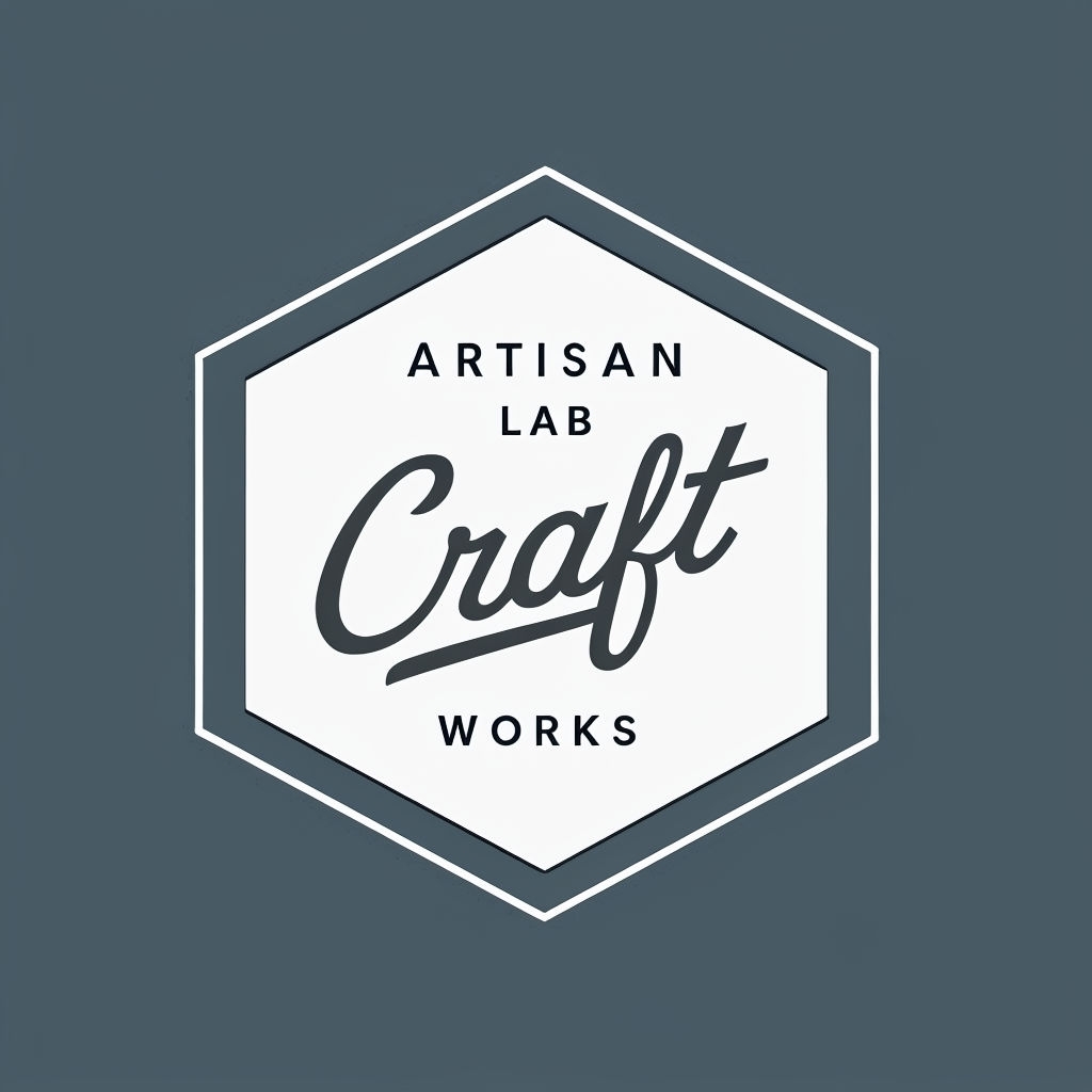 Modern Minimalist Artisan Craft Works Logo Design